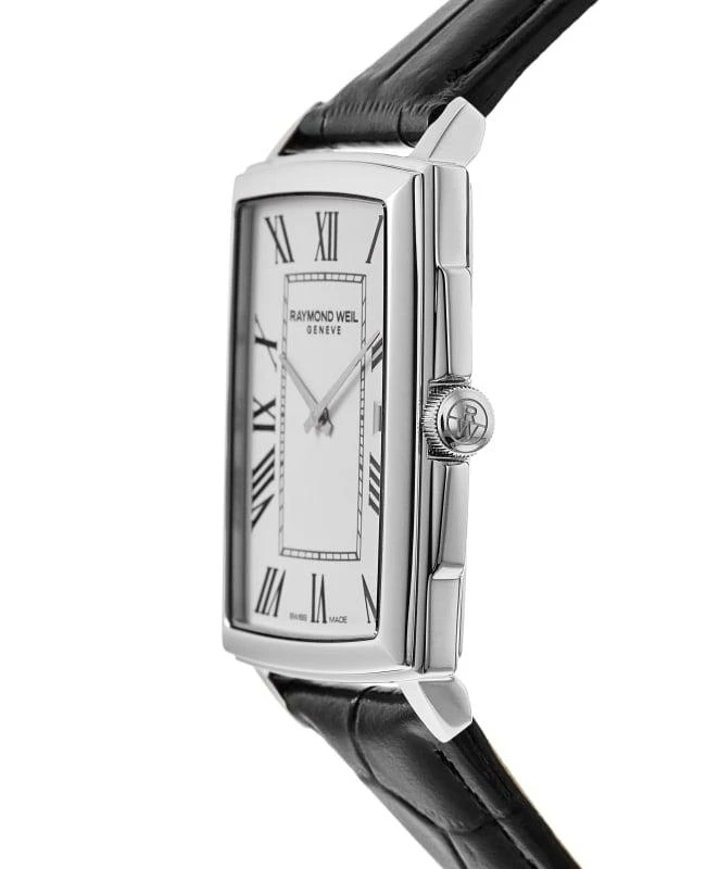 Raymond Weil Raymond Weil Toccata Classic Quartz White Dial Black Leather Strap Men's Watch 5425-STC-00300 3