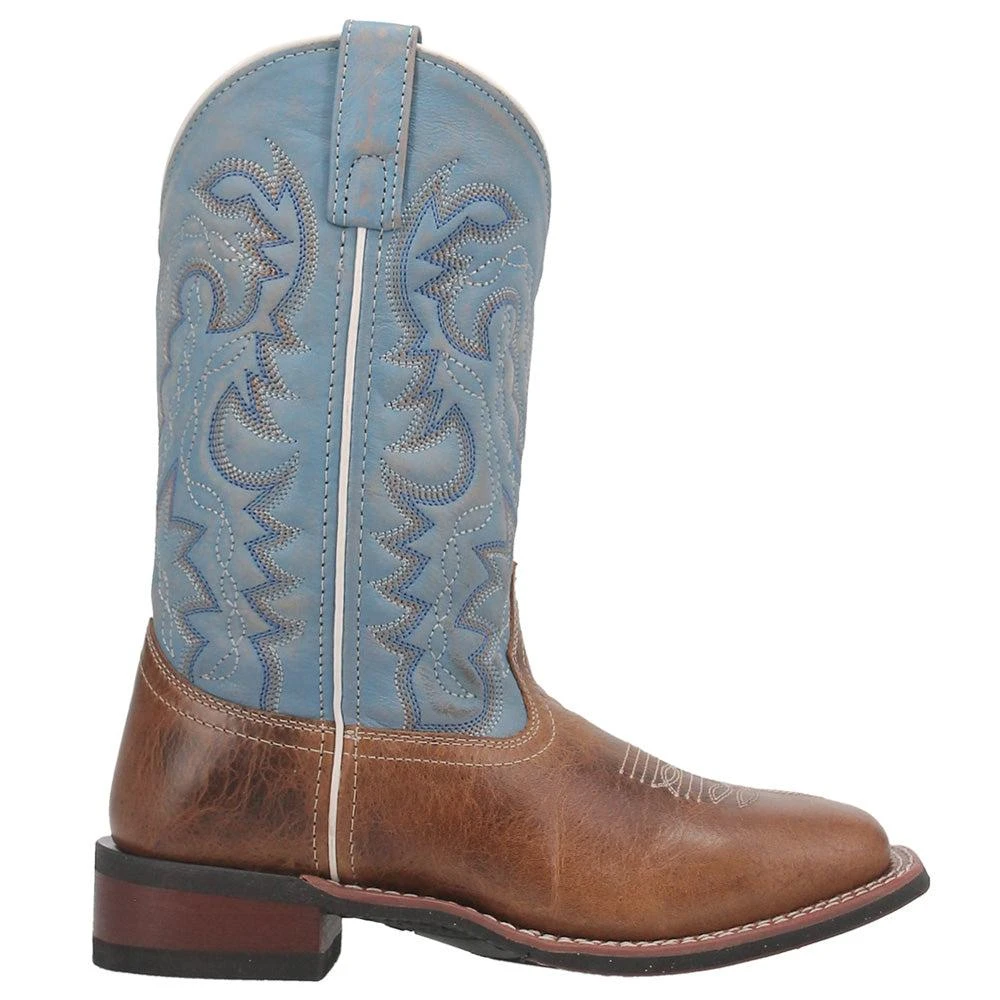 Laredo Darla Square Toe Embroidered Cowboy Boots 1