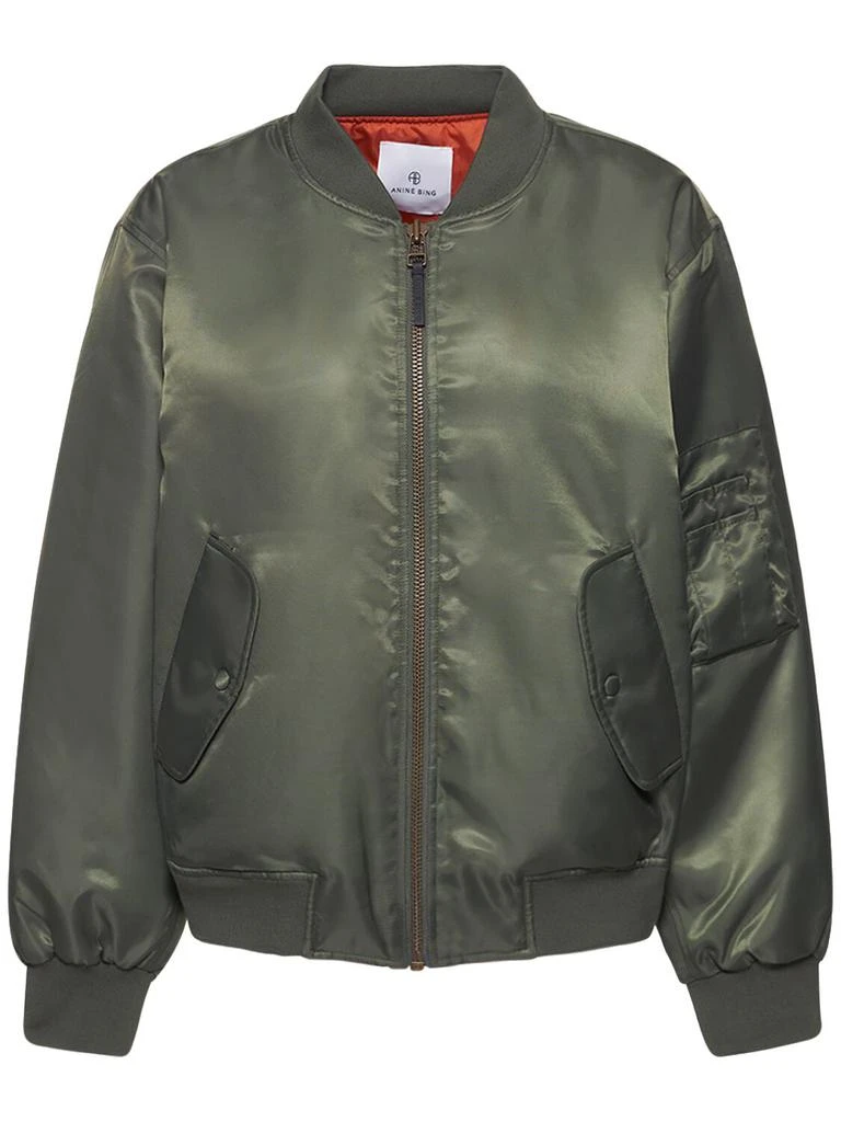 ANINE BING Leon Nylon Bomber Jacket 1