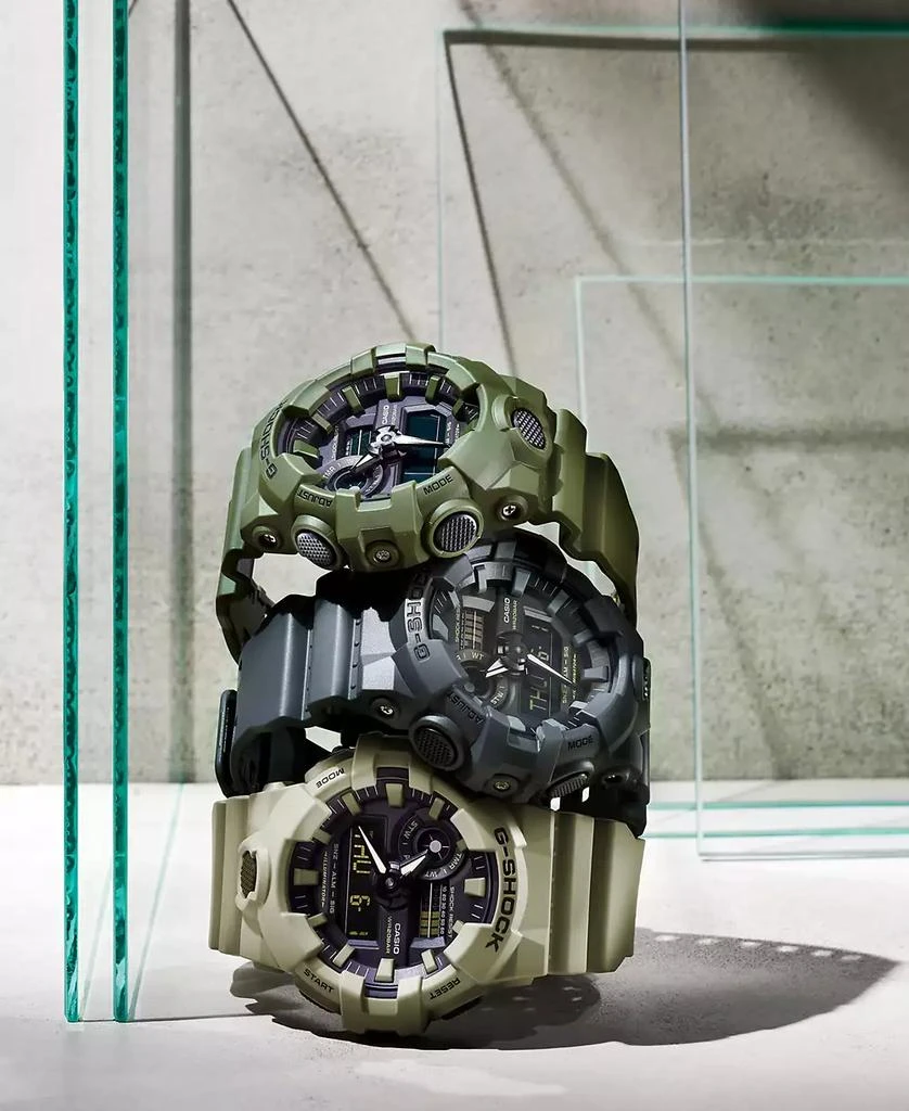 G-Shock Men's Analog-Digital Beige Resin Strap Watch 4