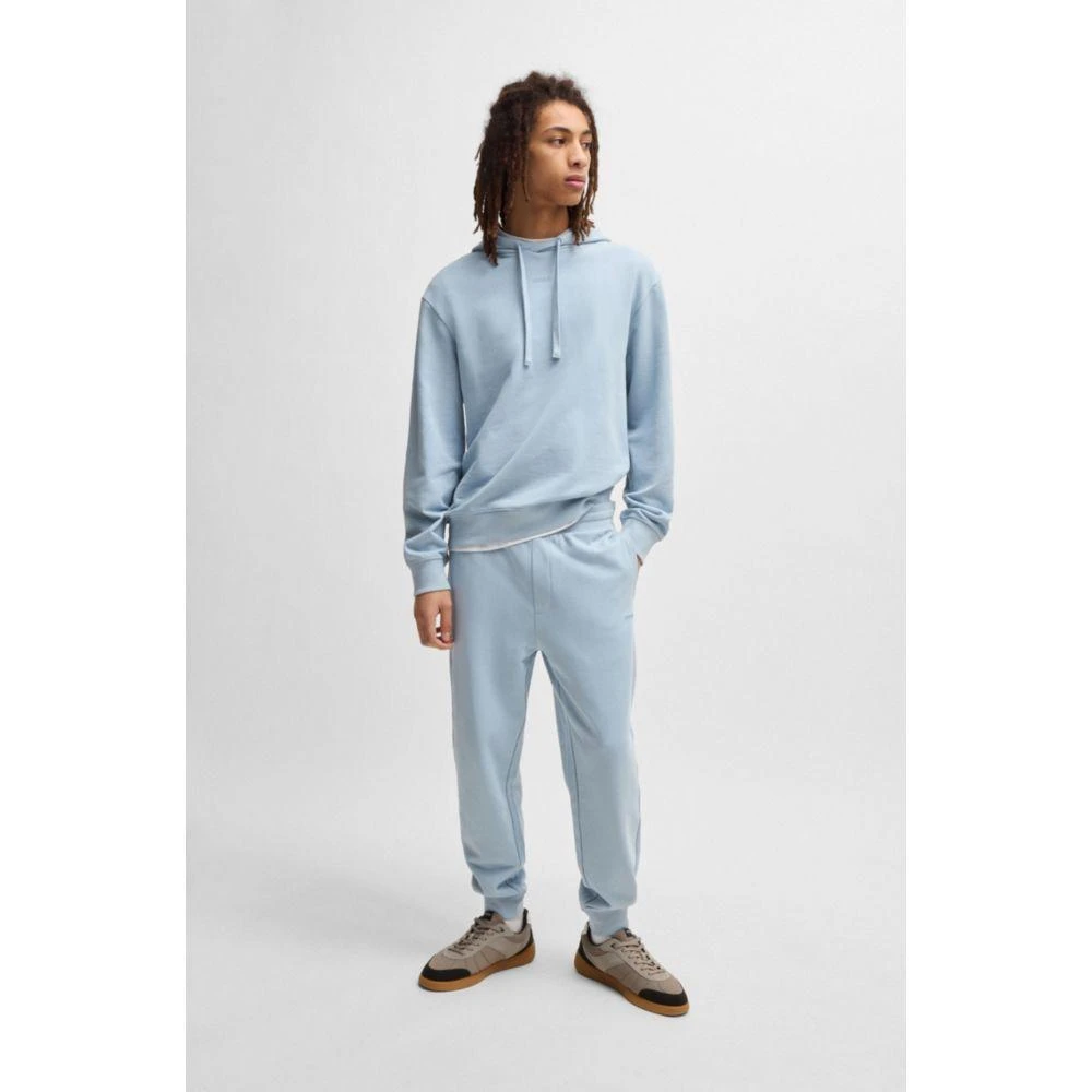 Hugo Boss Cotton-terry relaxed-fit hoodie with logo print 2