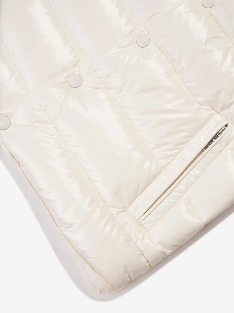 Moncler Moncler Enfant Boys Down Padded Tib Gilet in White 4