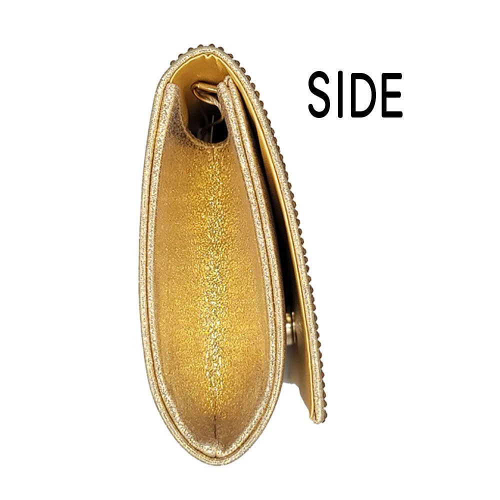 FASHNZFAB Shimmery Evening Clutch Bag 3