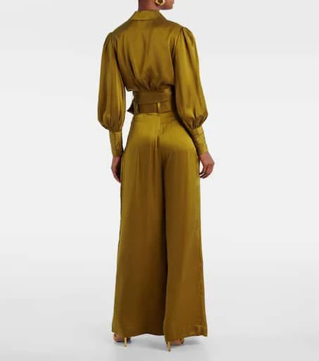 Zimmermann Silk satin wrap top 3