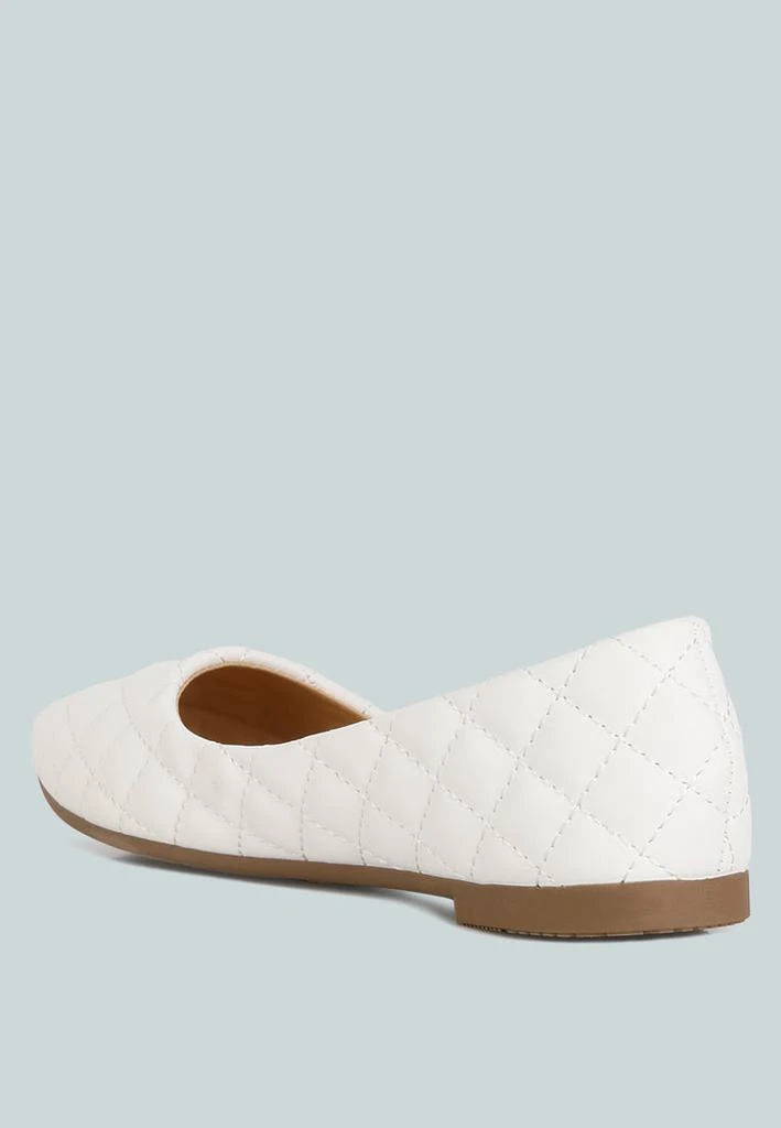 London Rag rikhani quilted detail ballet flats 5
