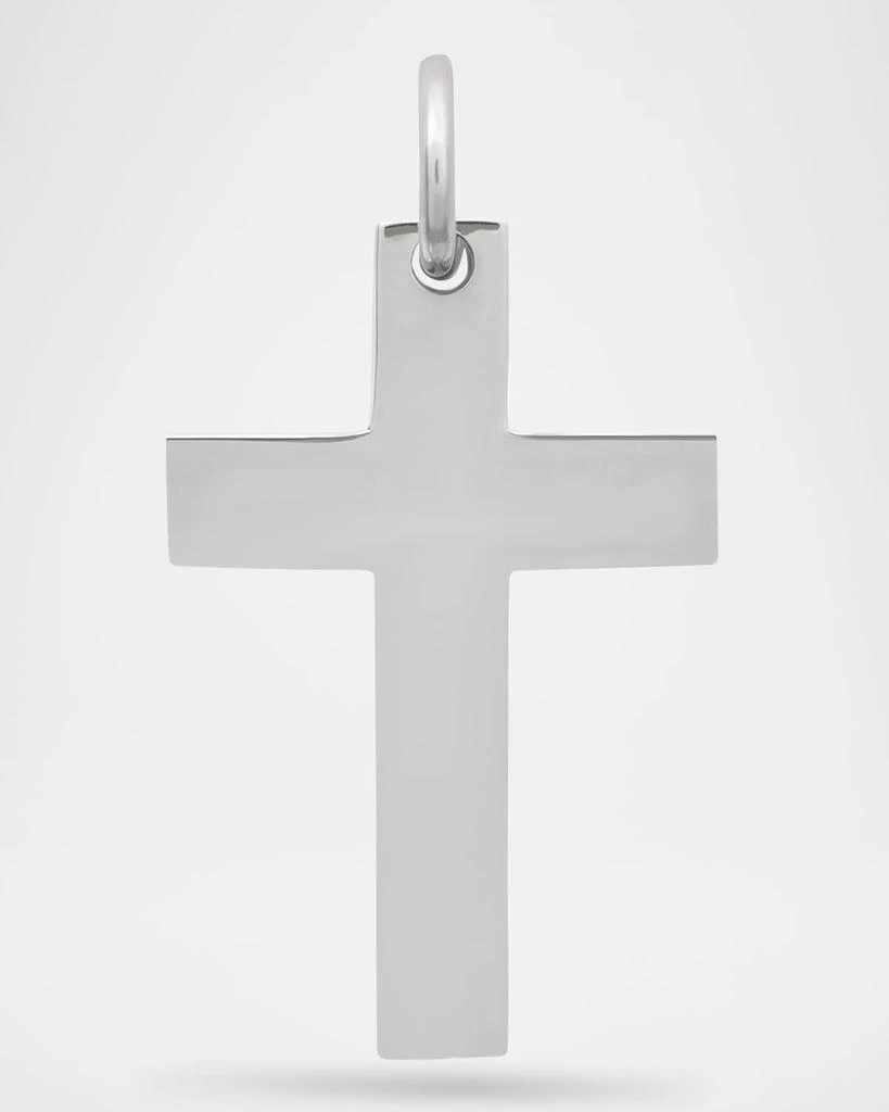 Marco Dal Maso Men
s The Cross Art Deco Recycled Sterling Silver Pendant 2