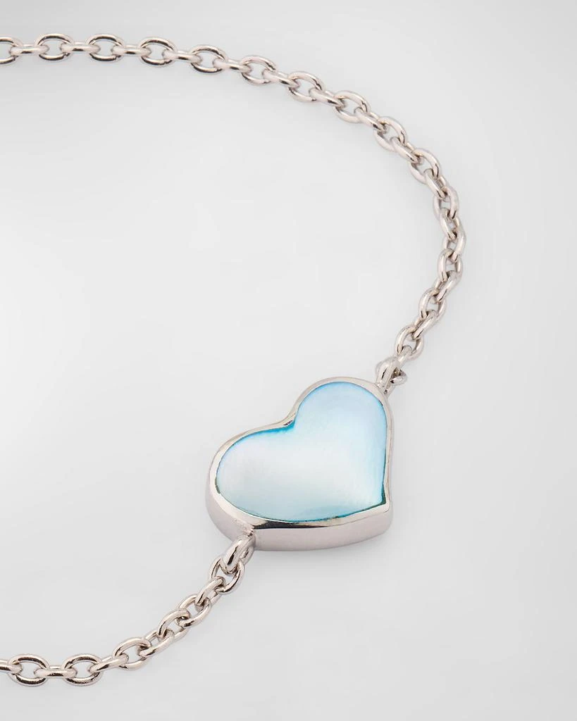 Jan Leslie Mother-of-Pearl Heart Station Bracelet 3