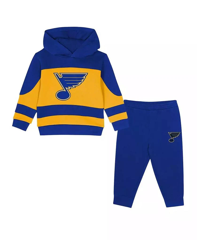 Outerstuff Toddler Blue/Gold St. Louis Blues Puck Hero Fleece Hoodie and Sweatpants Set 1