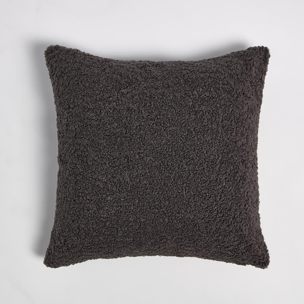 in homeware ïn home Faux Sheep Skin Cushion - Charcoal - 50x50cm