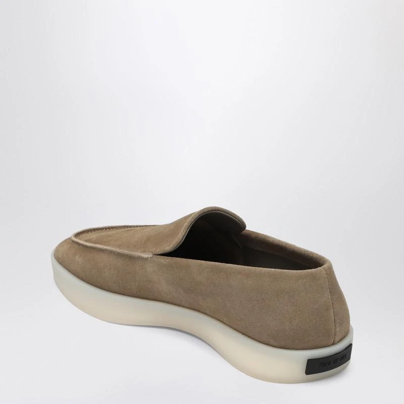 Fear of god Taupe colored suede loafer 4