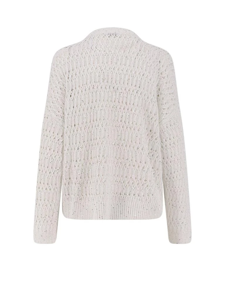 Brunello Cucinelli Brunello Cucinelli Crochet Crewneck Jumper 2