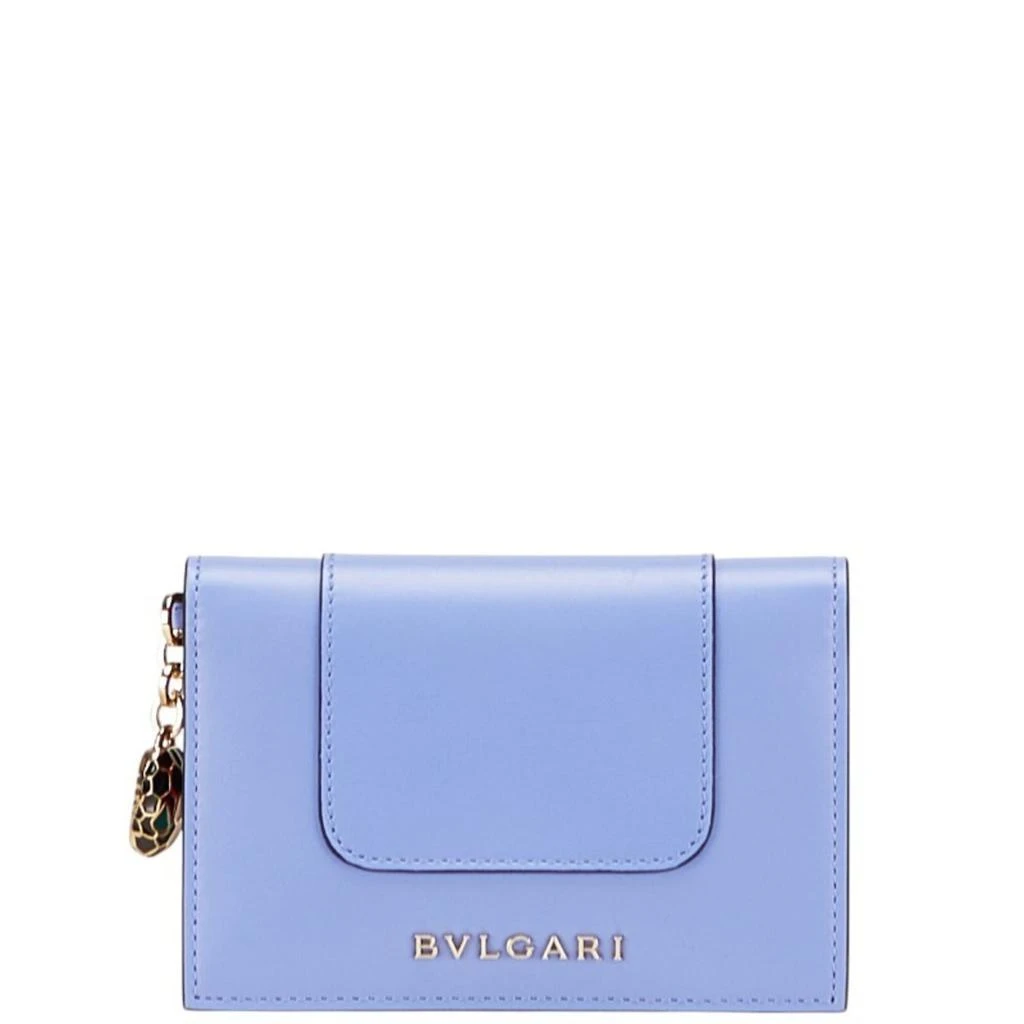 BVLGARI pink Leather Card Case (Pre-Owned)