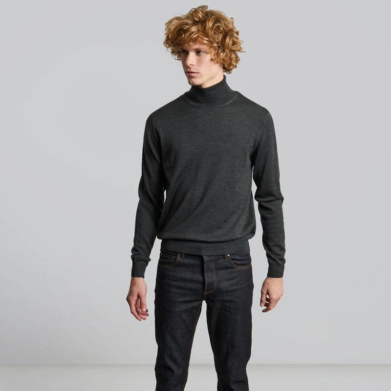 L'Exception Paris Merino wool turtleneck jumper Khaki L'EXCEPTION PARIS 3