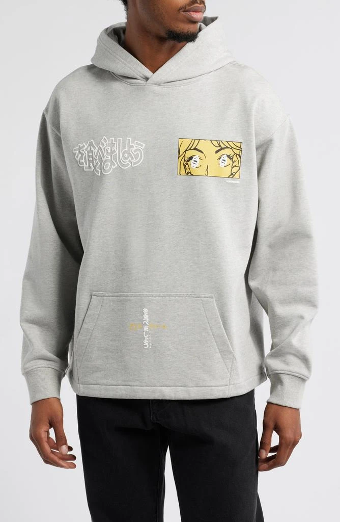 Icecream These Eyes Crop Pullover Hoodie 1