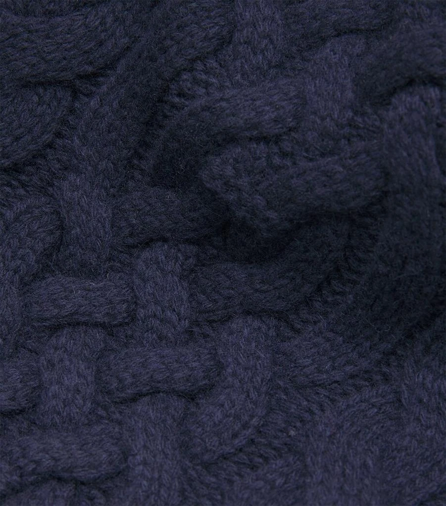 Ralph Lauren Wool-Alpaca Aran-Knit Sweater 5