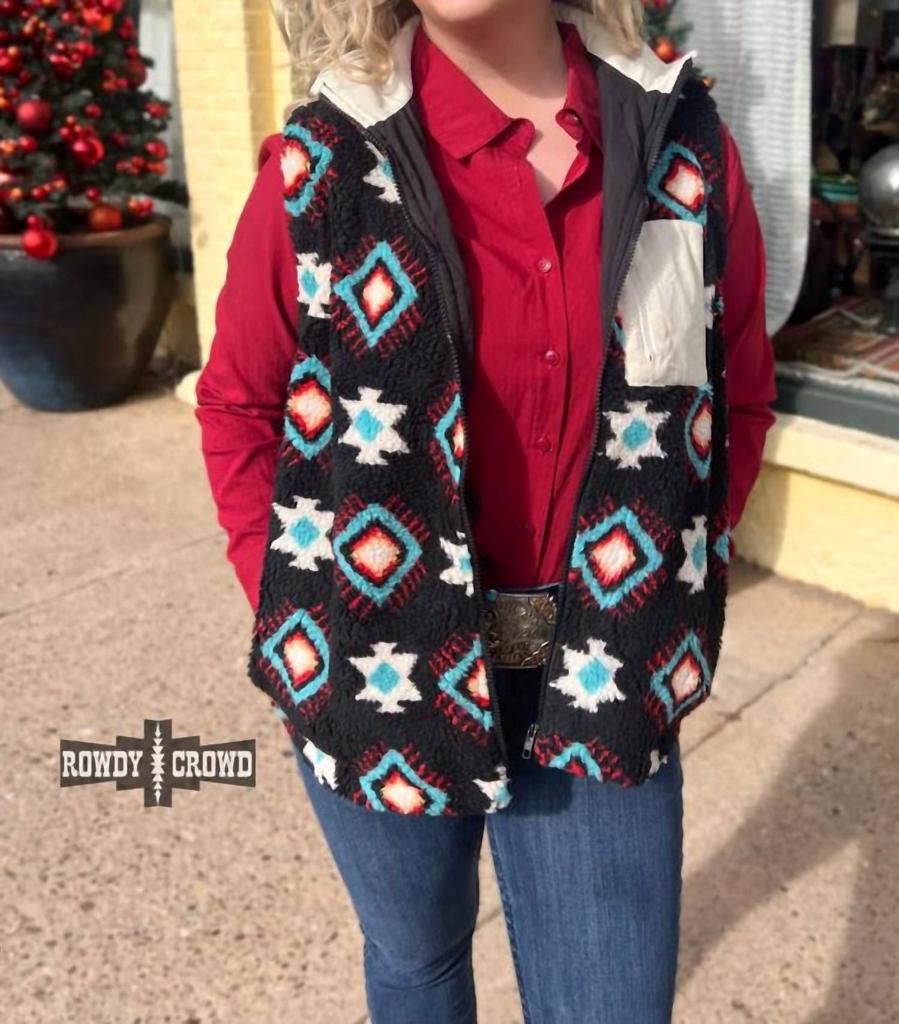 Rowdy Crowd Rowdy Crowd - Women's Vail Aztec Vest