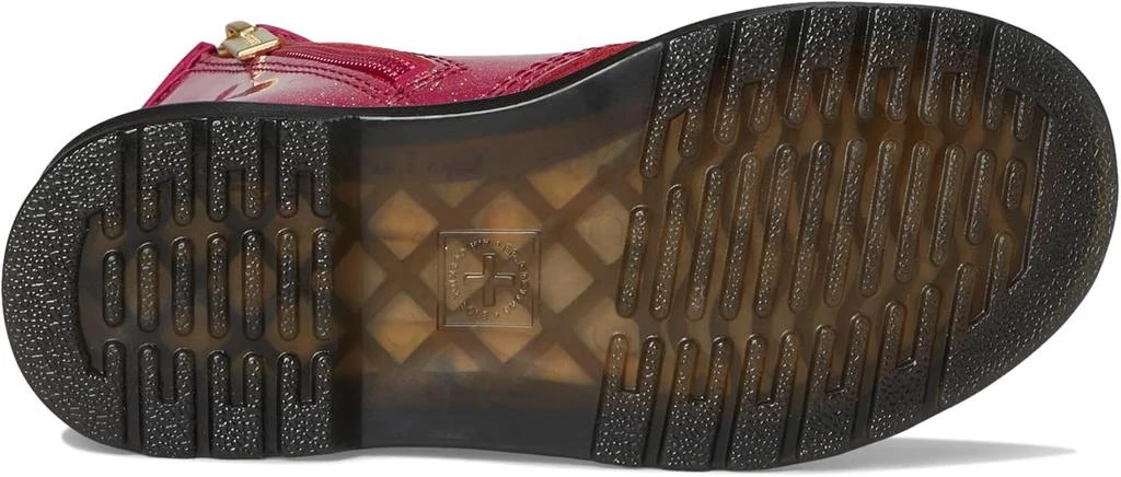 Dr. Martens Dr. Martens Unisex Kids 1460 Lace Up Boot (Toddler/Little Kid/Big Kid) Fuchsia/Silver/Gold Glitter 3 Little Kid Medium 3