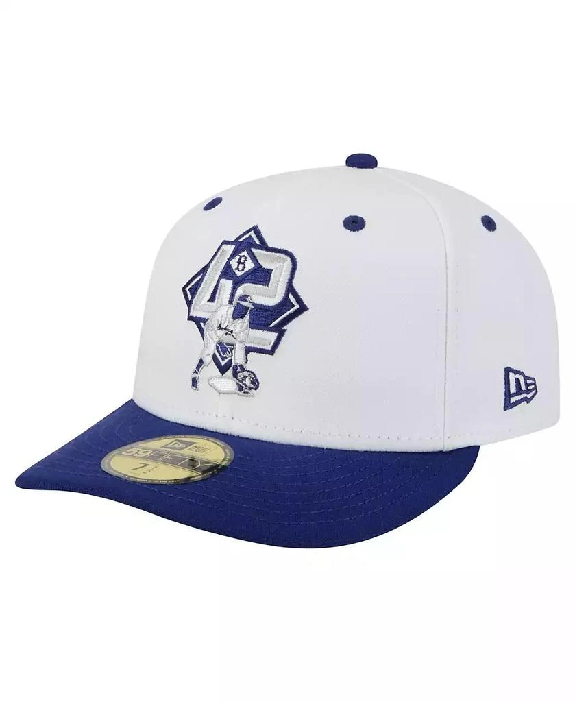 New Era Men's Jackie Robinson White Brooklyn Dodgers 59FIFTY Fitted Hat 4