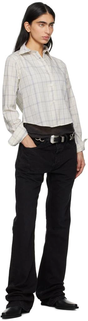 Toga Pulla Black Ring Chain Belt 3