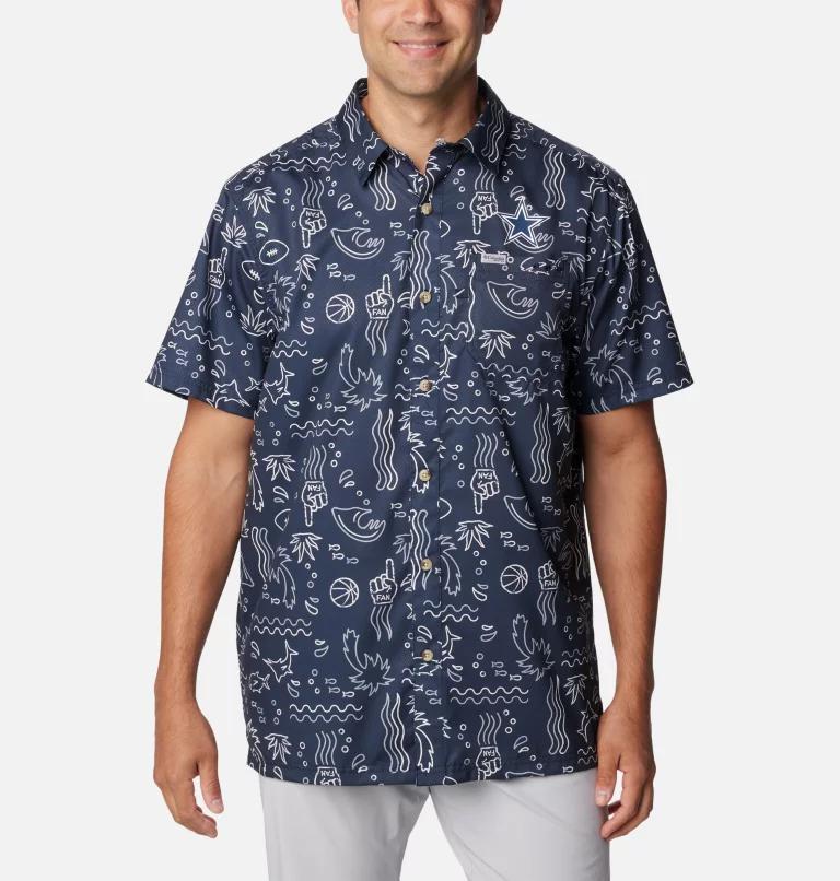 Columbia Columbia Men's Dallas Cowboys PFG Super Slack Tide Shirt-