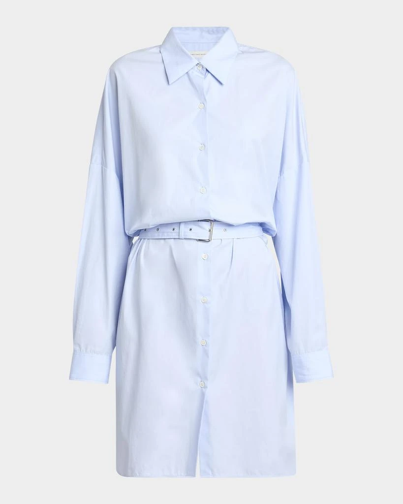 Dries Van Noten Dindi Belted Long-Sleeve Shirtdress 1