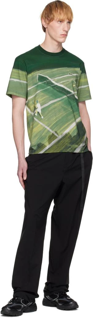 Lacoste Green Graphic Classic Fit T-shirt 4