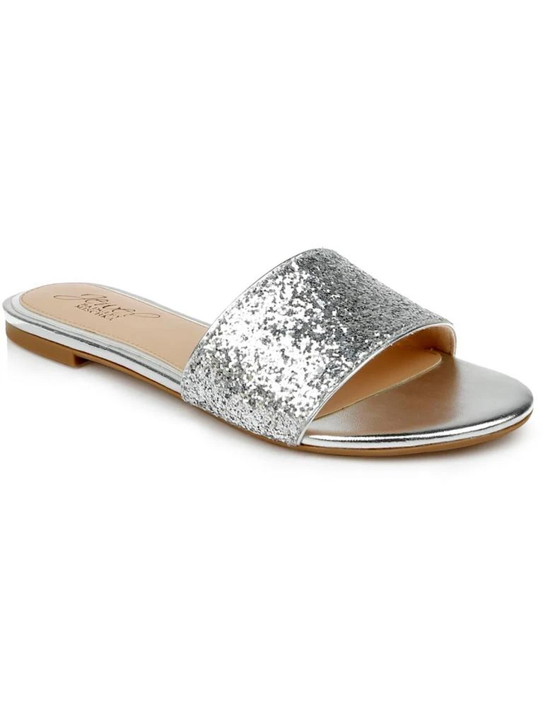 Badgley Mischka Dillian Womens Flat Slip On Dressy Slide Sandals 1