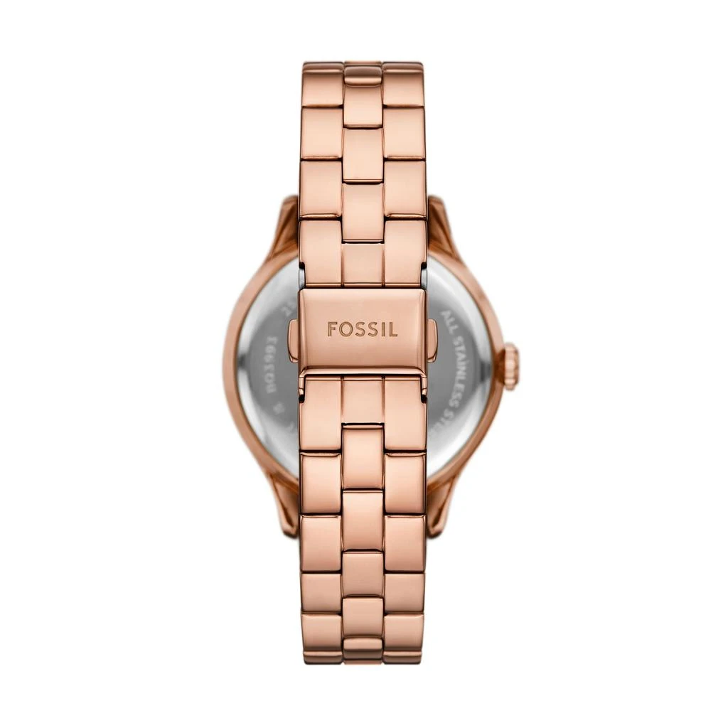 Fossil Women's Brynn Multifunction, Rose Gold-Tone Stainless Steel Watch 2