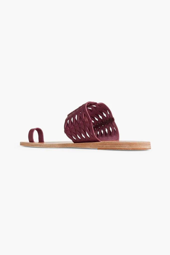 ANCIENT GREEK SANDALS Thalia woven leather sandals 3