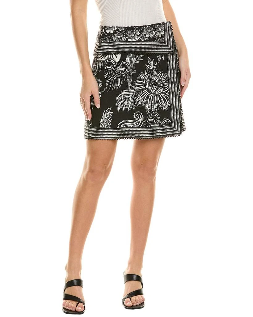 Farm Rio Foldover Waist Skirt 1