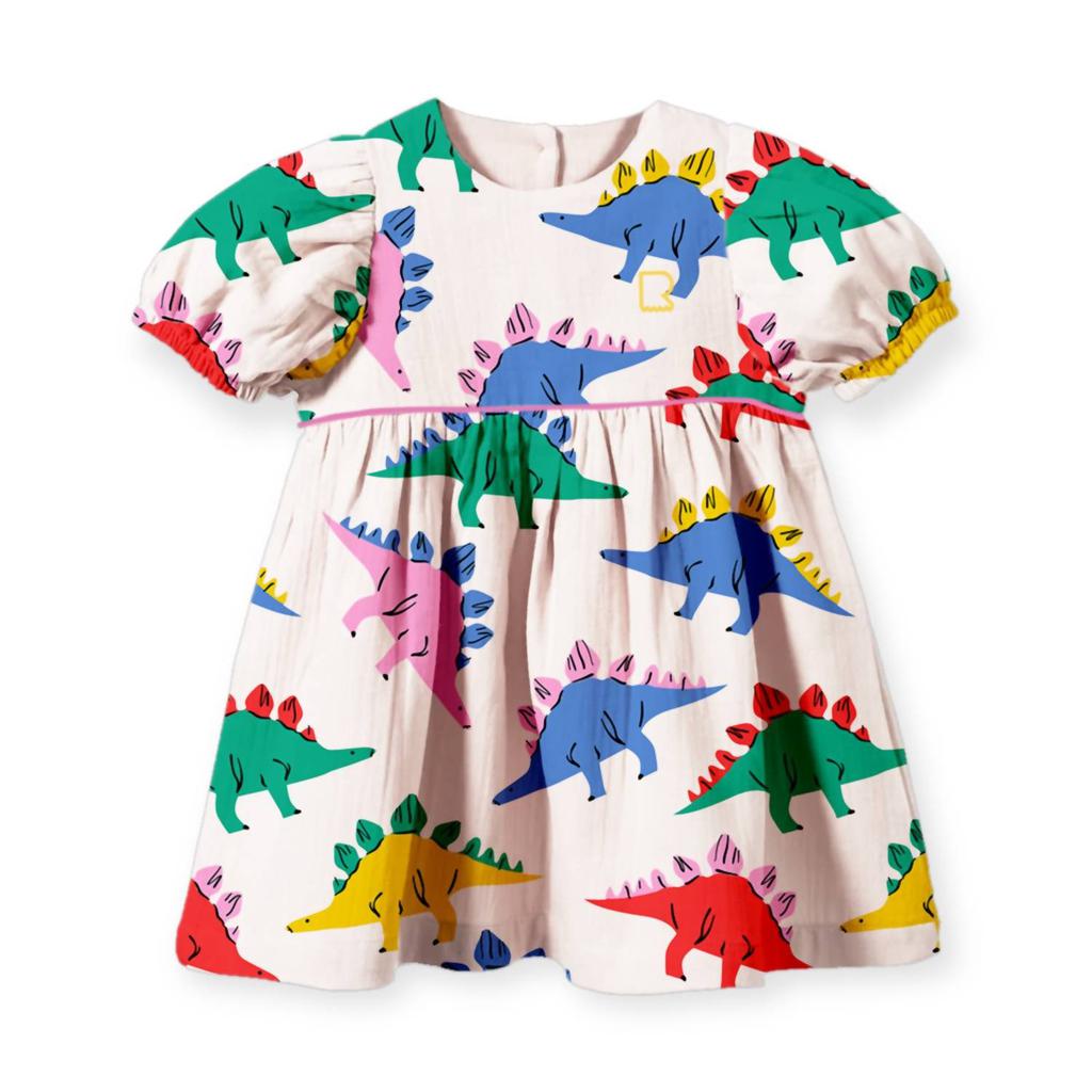 Rock Your Baby Rock Your Baby - Girl's Dino Time Dress
