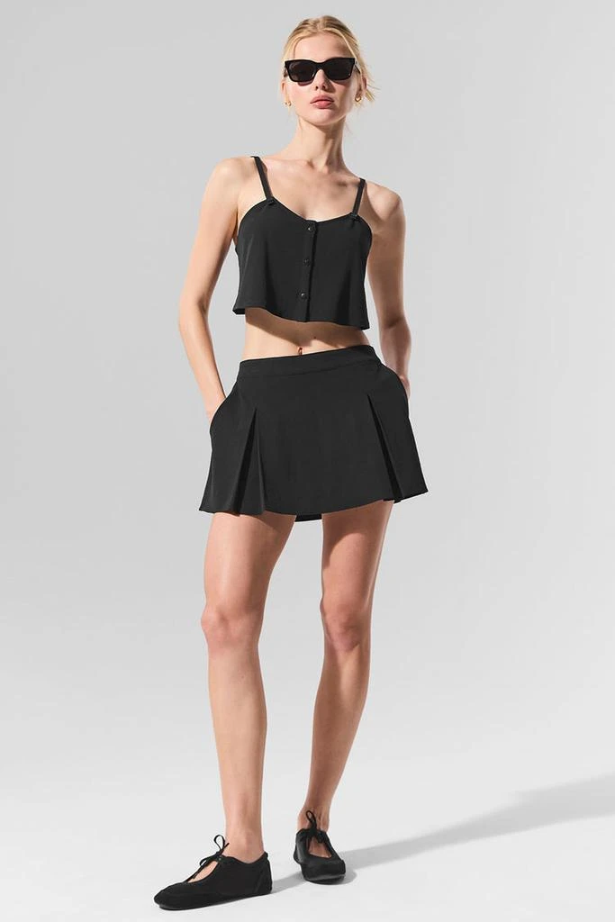 Alo Dreamscape Tennis Skirt - Macadamia 1