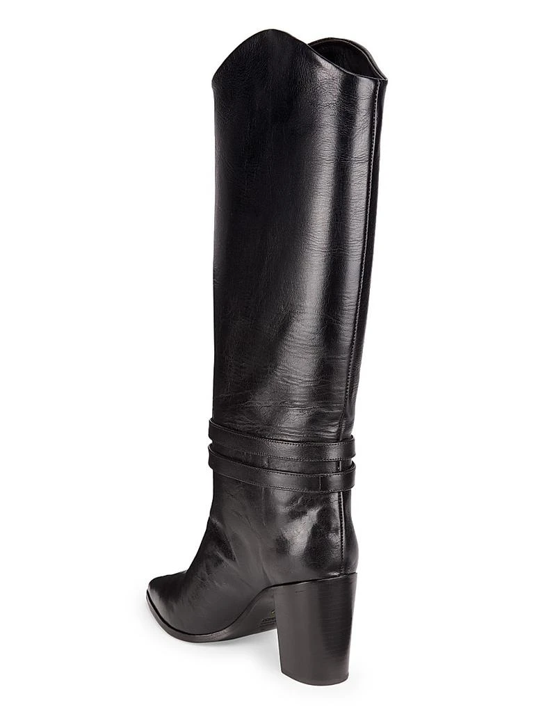 Schutz Maryana 90MM Leather High-Heel Boots 3