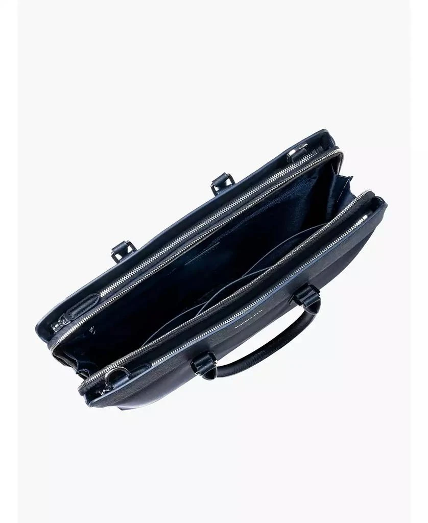 MAVERICK & CO. Men's Alpha Leather Trimmed Briefcase 5