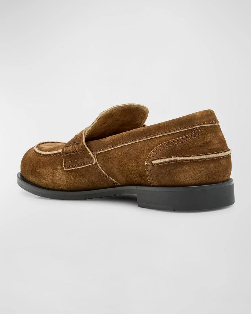 Miu Miu Suede Penny Loafers 5
