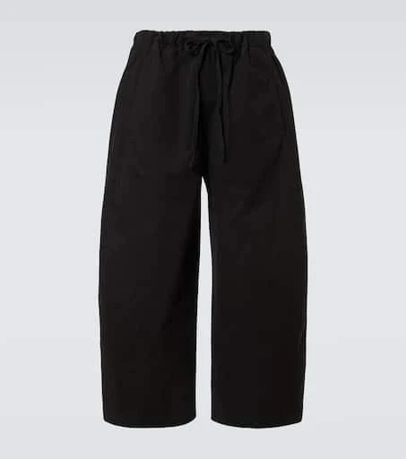 Entire Studios Loft cotton barrel-leg pants