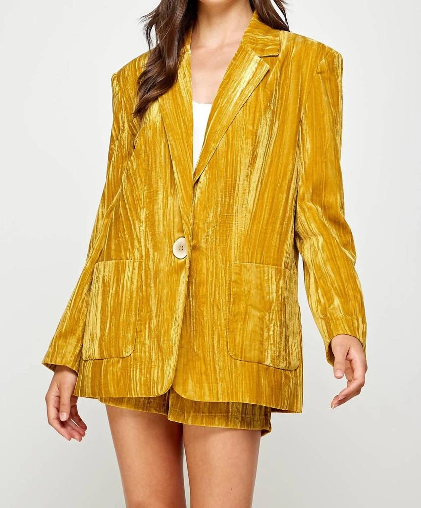 ELLISON Ellison - Evening Glow Velvet Blazer 2