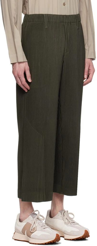 Homme Plissé Issey Miyake Khaki Tailored Pleats 1 Trousers - Pants 
