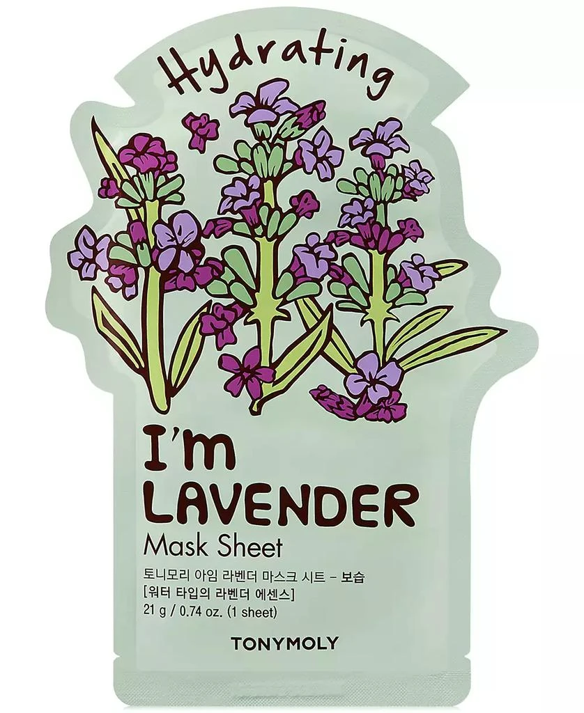 TONYMOLY I'm Lavender Mask - Lavender (Hydrating) 1