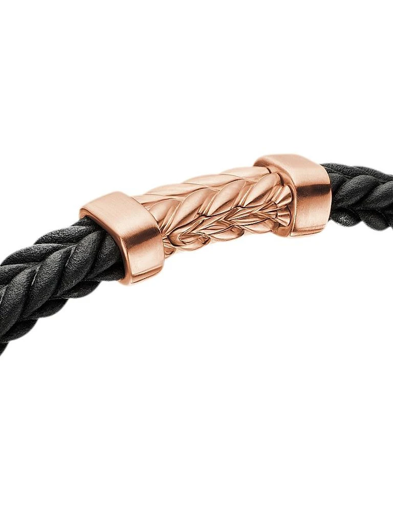 David Yurman Chevron Bracelet in Black Rubber 5