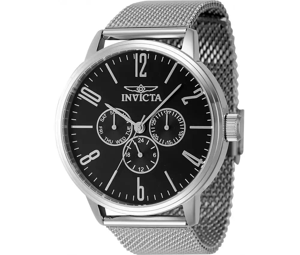 Invicta Men's 47119 Specialty Quartz VH63 Black Dial Watch