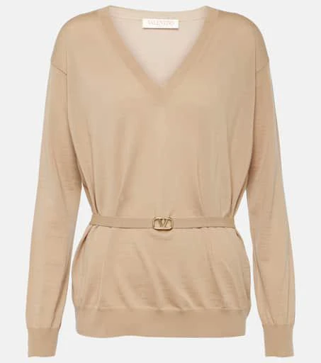 Valentino VLogo Signature virgin wool sweater 1