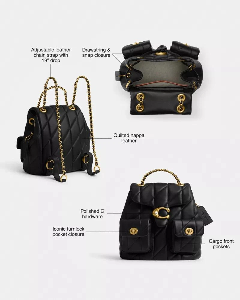 Coach Tabby Backpack With Pillow Quilting 10