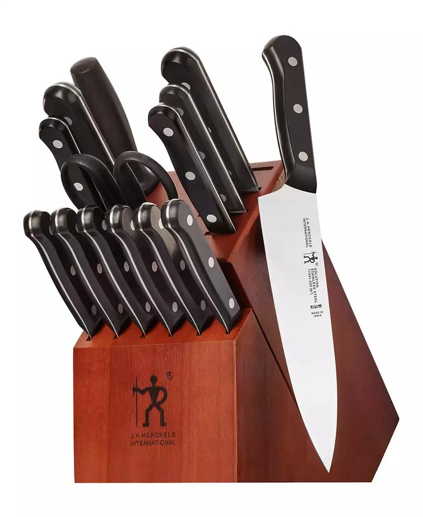 ZWILLING HENCKELS International Solution 15-Pc. Knife Block Set 4