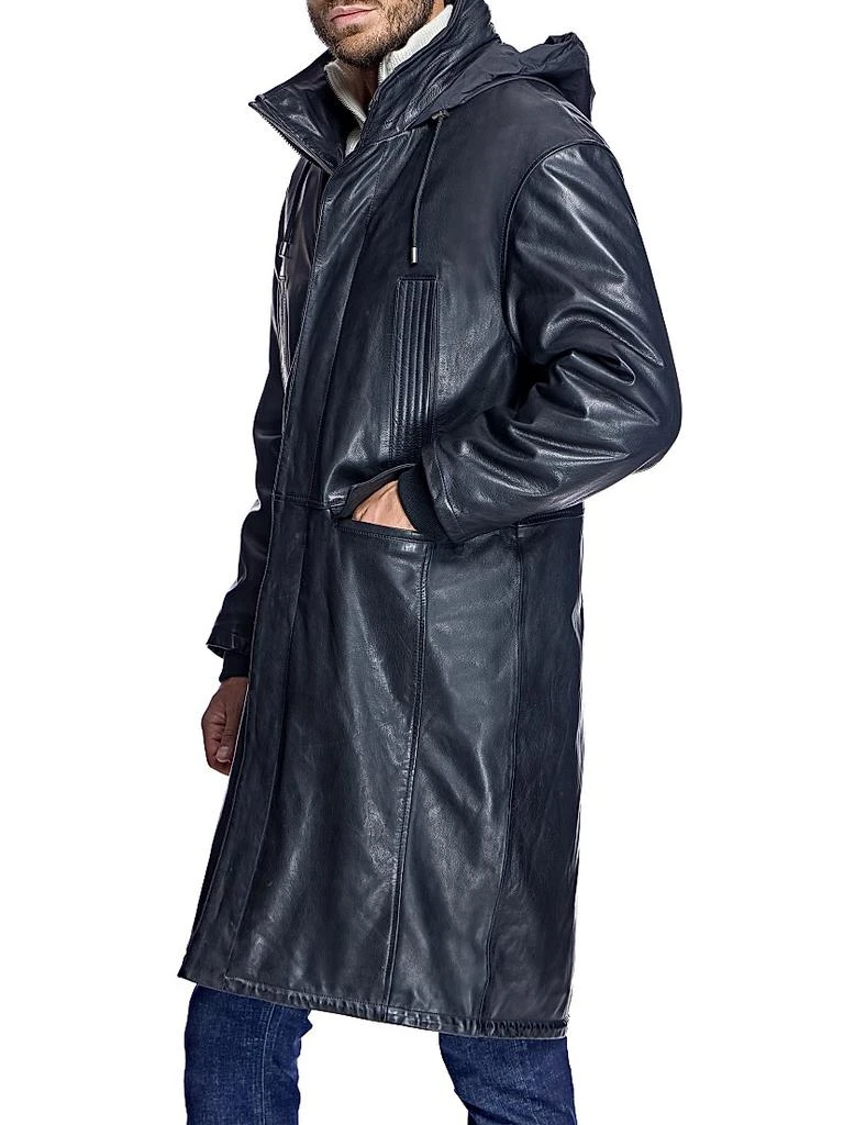 Maximilian Men
s Leather Parka Jackets 3
