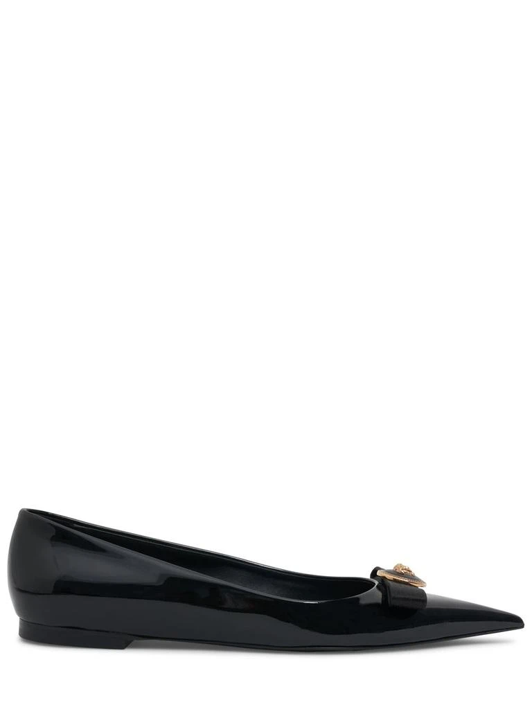 Versace Leather Flats Shoes 1