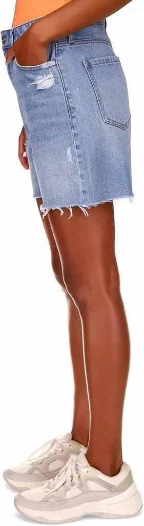 Sanctuary Sanctuary - Women’s Sidewalk Destructed Cut-hem Rigid Denim Jean Short 3