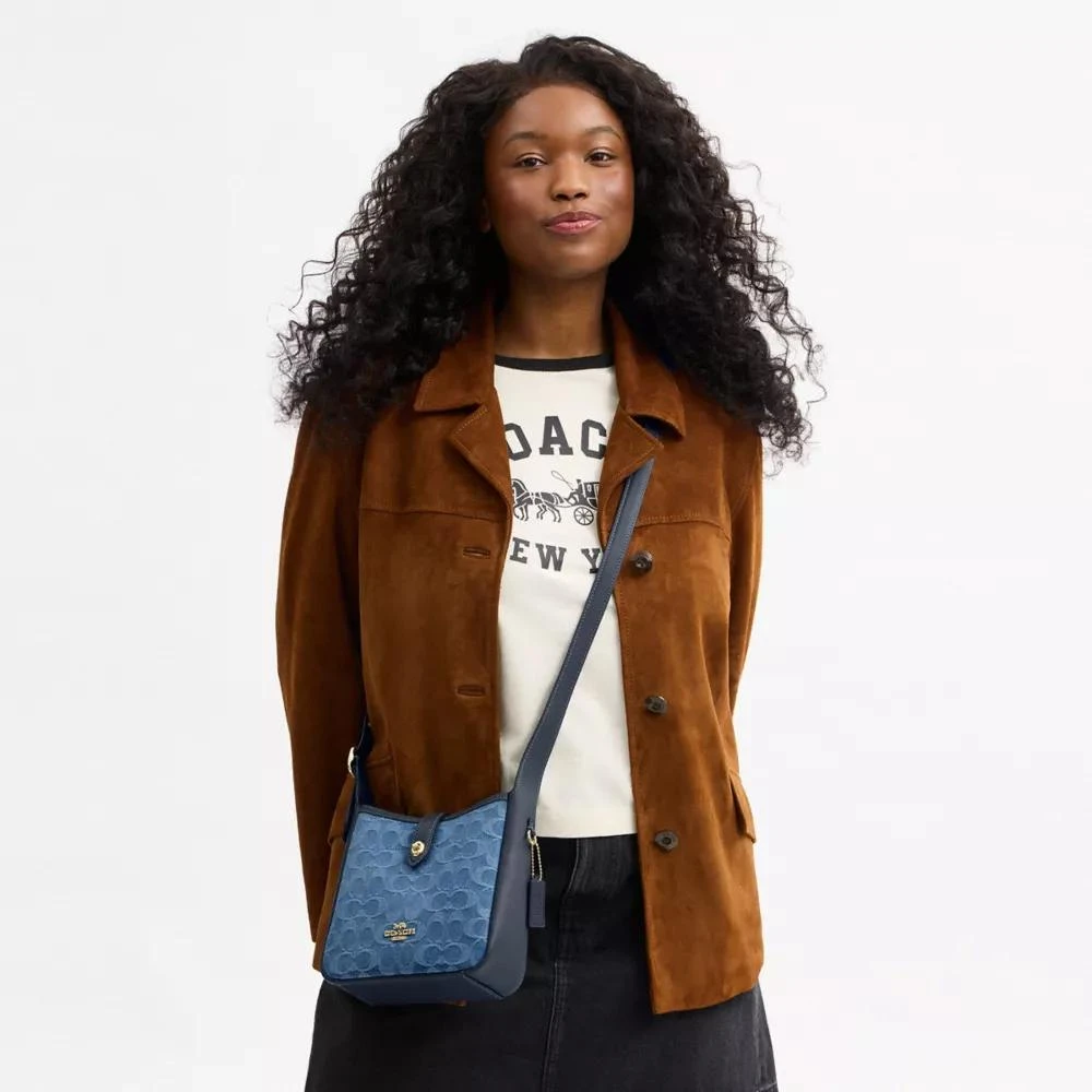 Coach Hadley Mini Crossbody Bag In Signature Denim 3