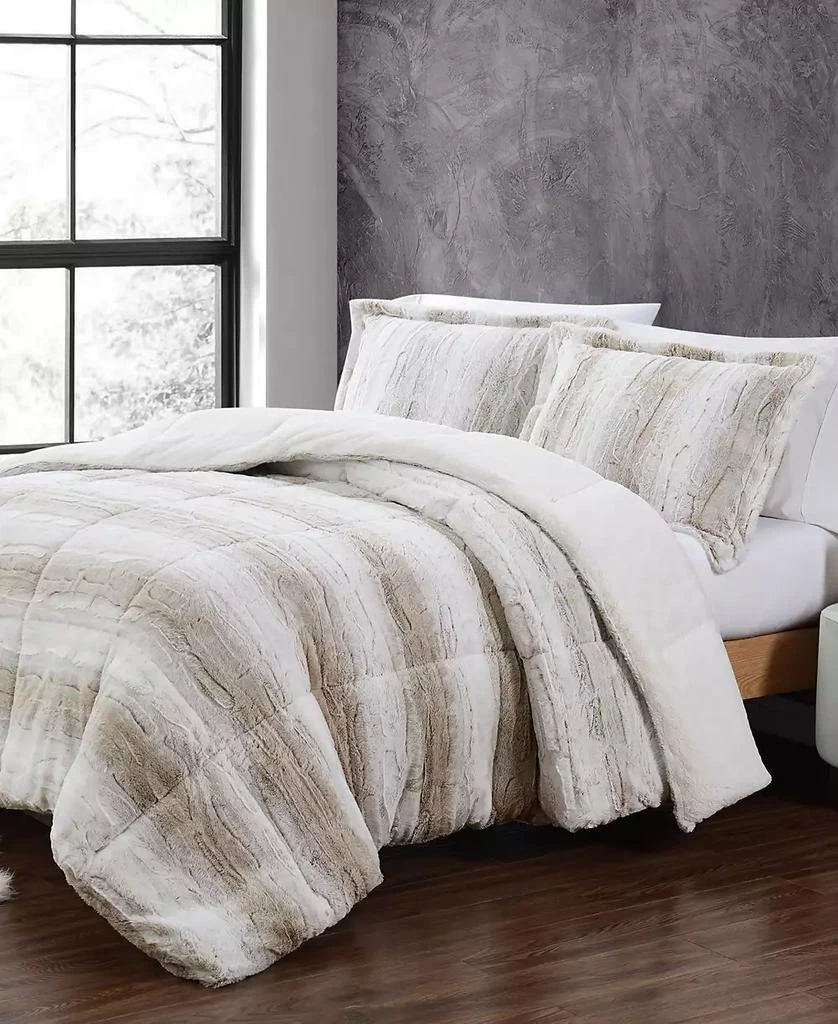 Christian Siriano New York Snow Leopard 2 Piece Comforter Set 2