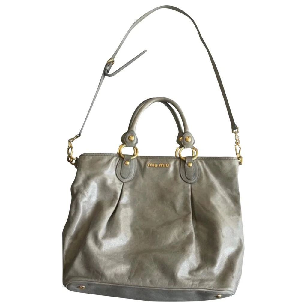 Miu Miu Miu Miu Leather tote 1